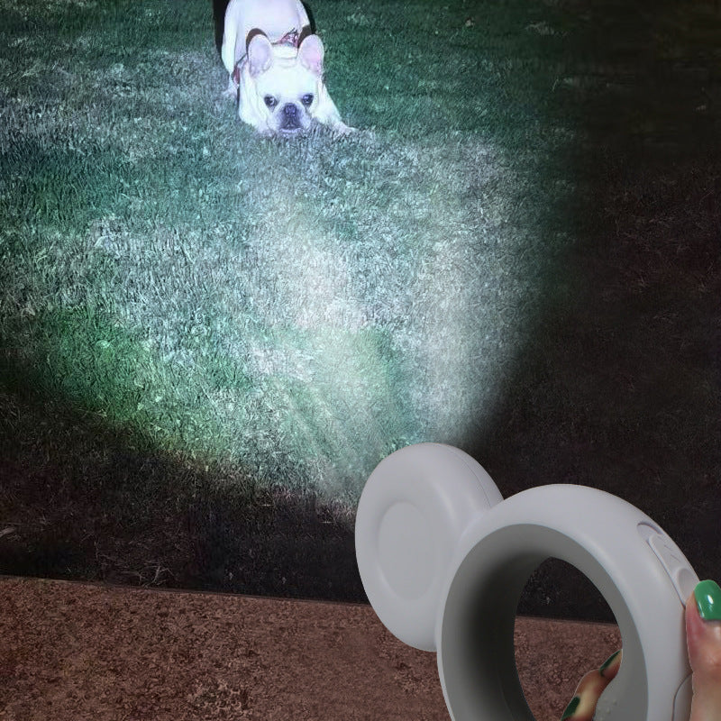 Bracelet Pet Leash Retractable With Light & Trash Bag