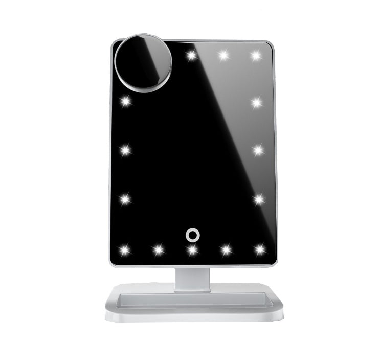 Touch Screen Makeup Light Mirror with Bluetooth Speaker and 20 LED Light