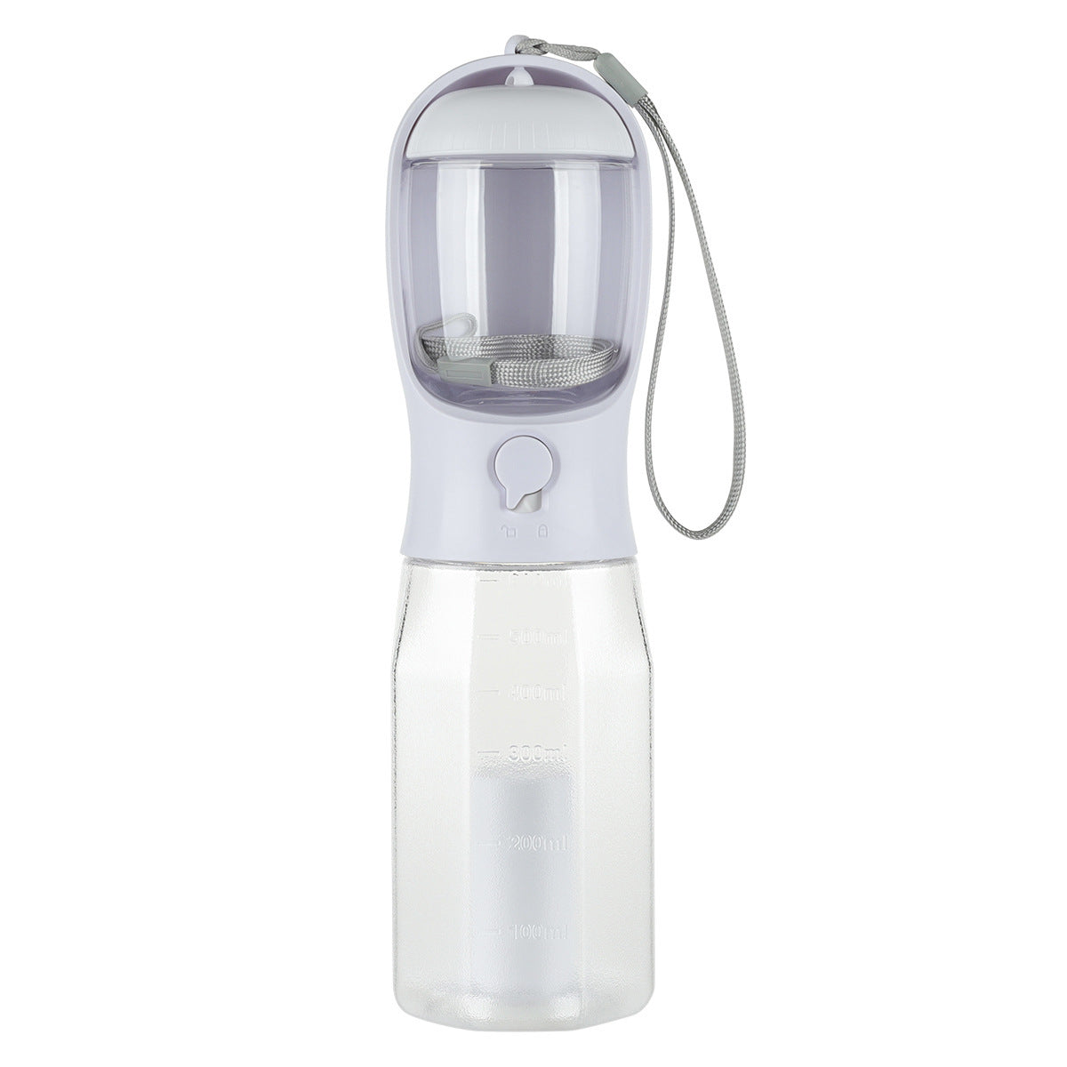 Portable Pet Water Bottle with Food Feeder & Poopbag Dispenser ,3 In 1 product