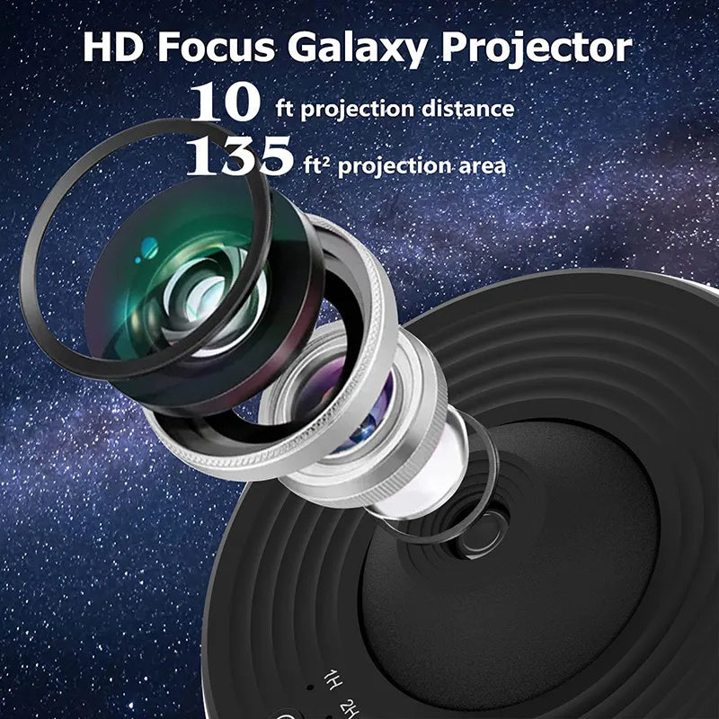 Night Light Galaxy Projector, Starry Sky Projector, 360 Rotate Planetarium Lamp for any room, Decorative Gift