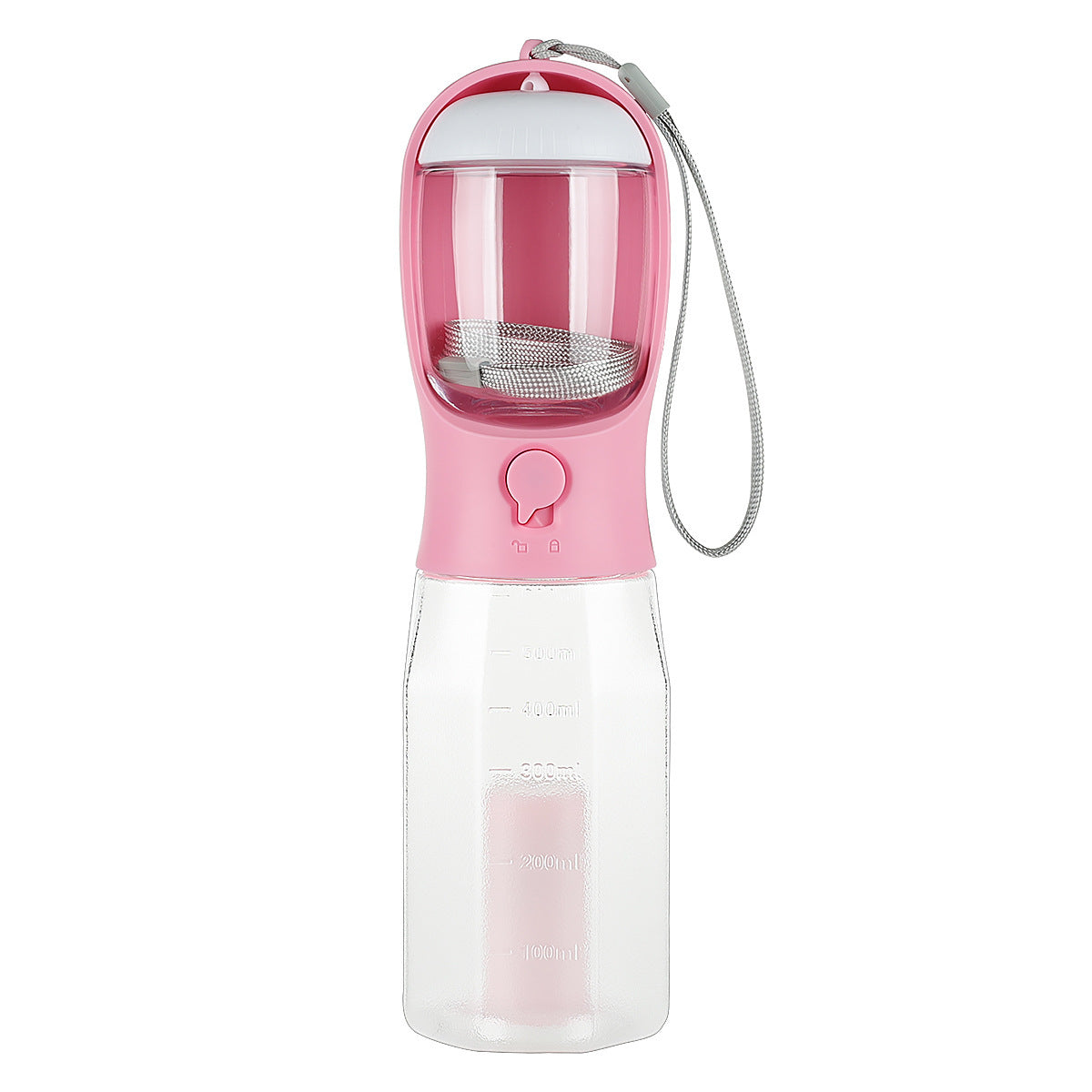 Portable Pet Water Bottle with Food Feeder & Poopbag Dispenser ,3 In 1 product