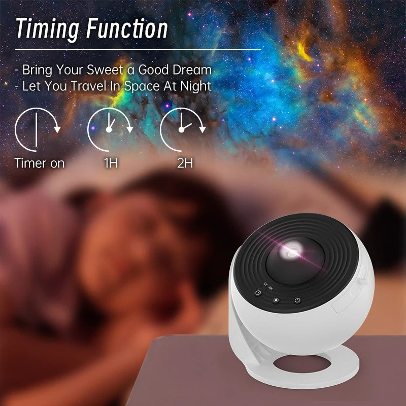 Night Light Galaxy Projector, Starry Sky Projector, 360 Rotate Planetarium Lamp for any room, Decorative Gift