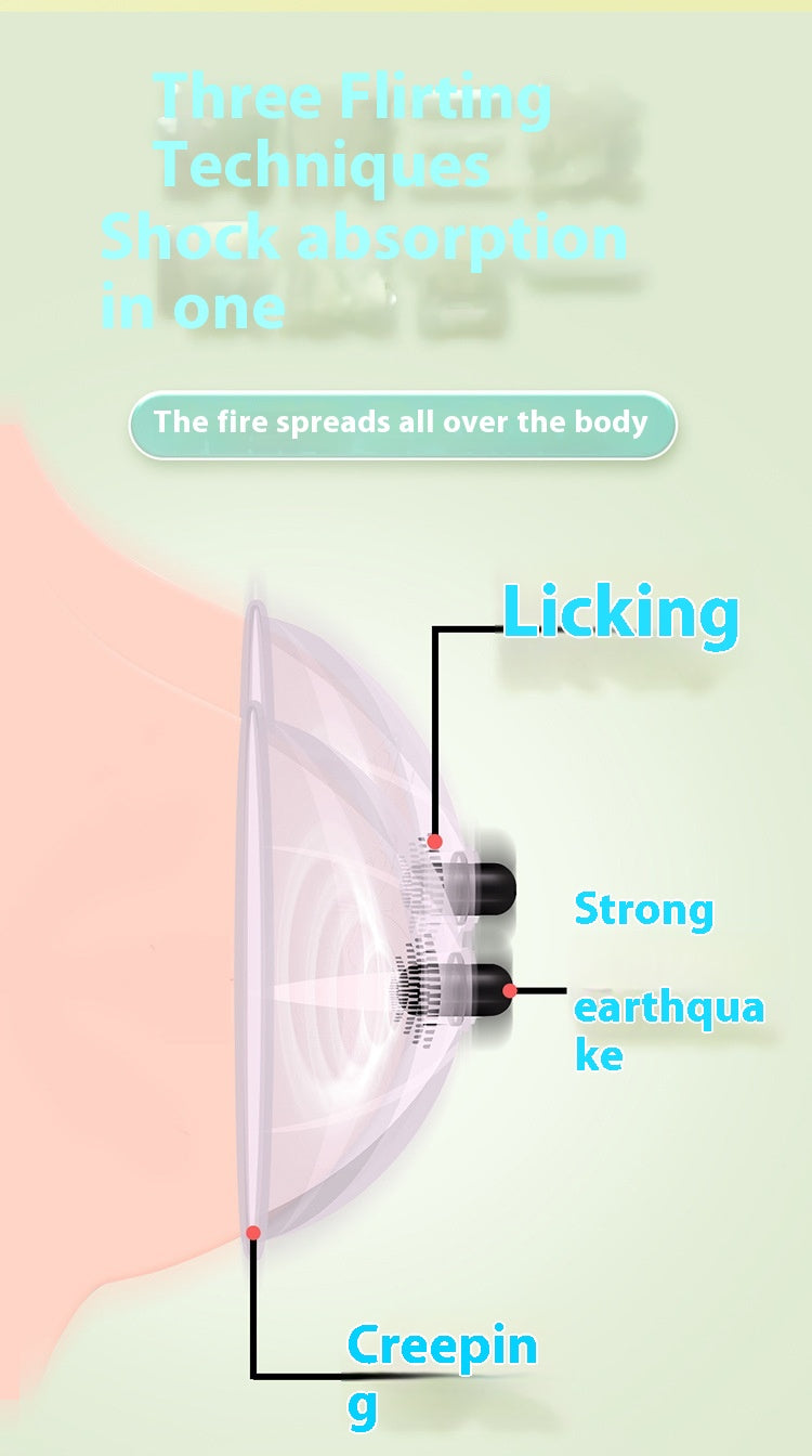 Battery Powered Breast And Chest Vibration Massager