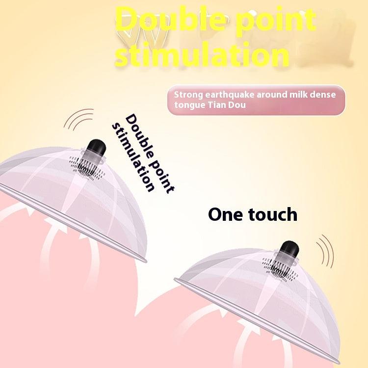 Battery Powered Breast And Chest Vibration Massager